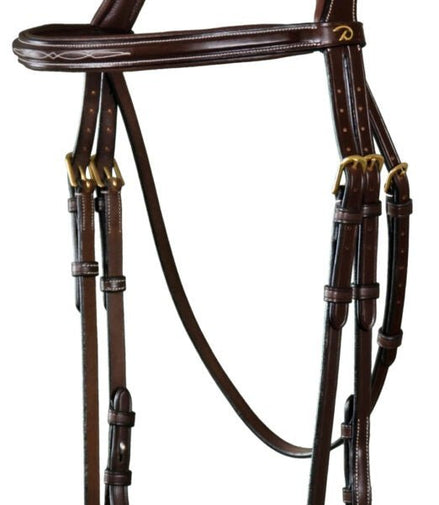 Dy'on Adjustable Drop Noseband Hoofdstel Trenshoofdstellen - Maddelin Equestrian Dy on