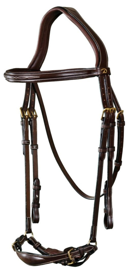 Dy'on Adjustable Drop Noseband Hoofdstel Trenshoofdstellen - Maddelin Equestrian Dy on