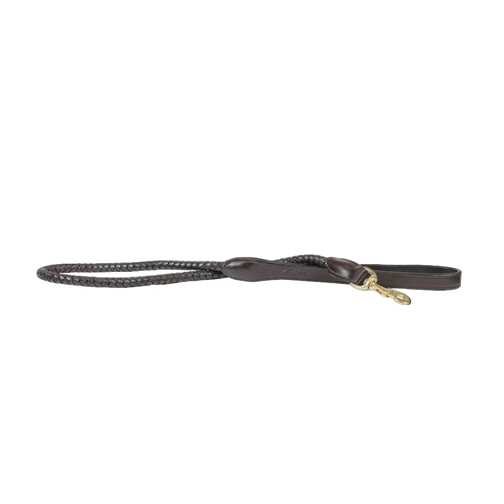 Dy'on Braided Dog Leash Brown 1m Dogwear - Maddelin Equestrian Dy on
