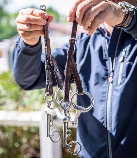 Dy'on Double Cheekpieces - New English Toebehoren hoofdstellen - Maddelin Equestrian Dy on