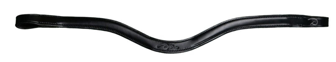 Dy'on Flat Leather V - Shaped Browband Hunter Frontriemen - Maddelin Equestrian Dy on