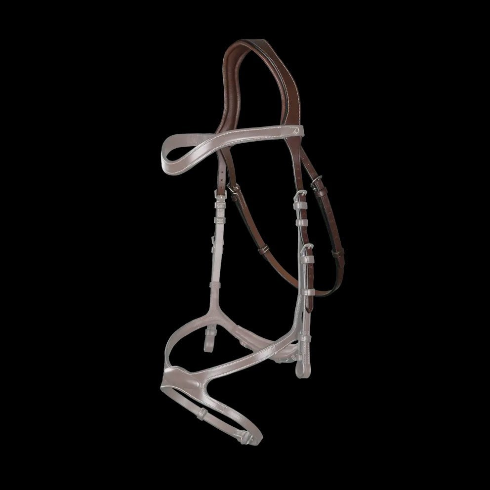 Dy'on Keelriem Brown Over Toebehoren hoofdstellen - Maddelin Equestrian Dy on