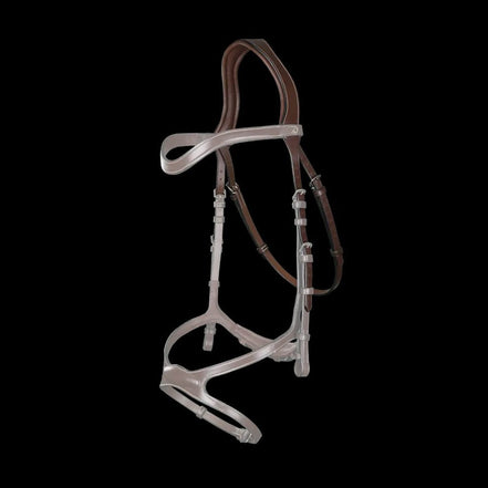 Dy'on Keelriem Brown Over Toebehoren hoofdstellen - Maddelin Equestrian Dy on