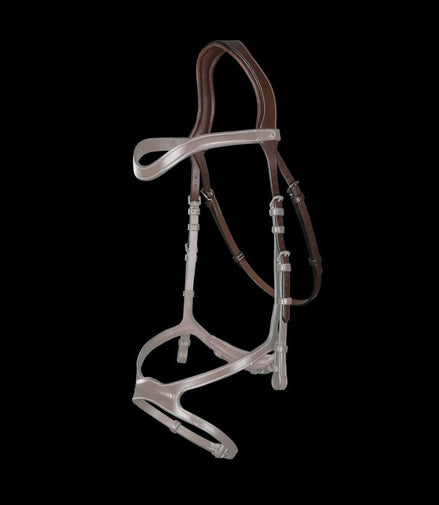 Dy'on Keelriem Brown Over Toebehoren hoofdstellen - Maddelin Equestrian Dy on