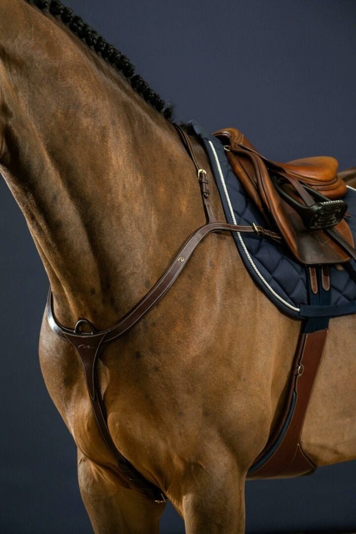 Dy'on Long Bridge Breastplate - D Collection Borstriemen en martingalen - Maddelin Equestrian Dy on