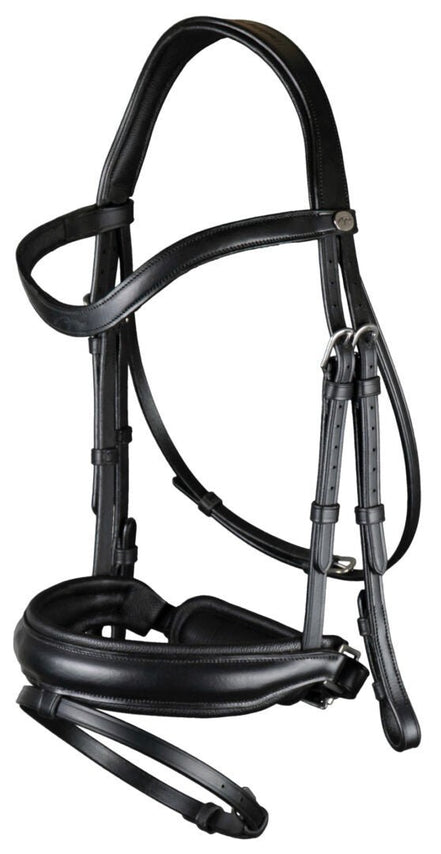 Dy'on Matte Large Crank Noseband With Flash - Working Trenshoofdstellen - Maddelin Equestrian Dy on