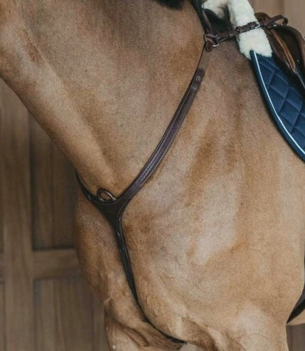 Dy'on Plaited Bridge breastplate Borstriemen en martingalen - Maddelin Equestrian Dy on