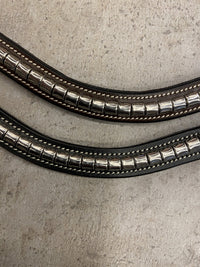 Dy'on Silver Clincher V - Shaped Browband Hunter Frontriemen - Maddelin Equestrian Dy on