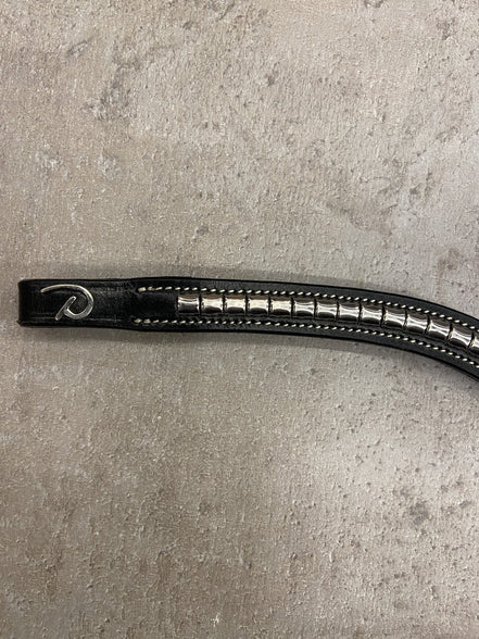 Dy'on Silver Clincher V - Shaped Browband Hunter Frontriemen - Maddelin Equestrian Dy on