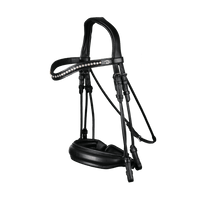 Dy'on Stang & Trens hoofdstel met brede matte Crank neusriem Stang & Trens - Maddelin Equestrian Dy on