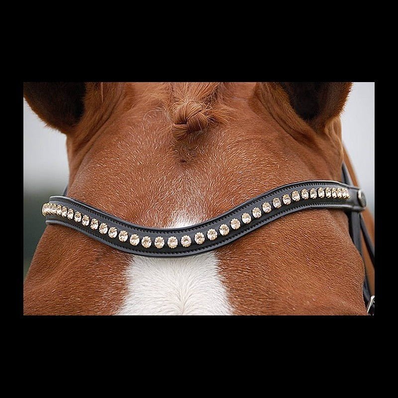 Dy'on Swarovski V - Vormige Frontriem - New English Frontriemen - Maddelin Equestrian Dy on