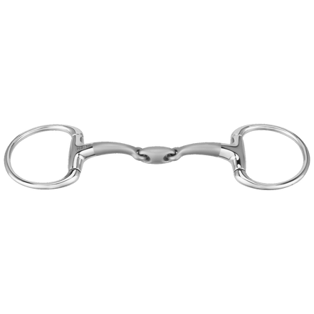 Sprenger Satinox Eggbutt bit Dubbel Gebroken - Stainless steel 14mm