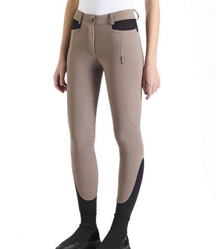 Ego7 Rijbroek Knie Grip Ribbed Dames Dames Rijbroeken - Maddelin Equestrian Ego7