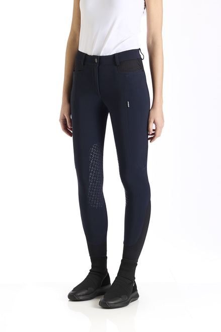 Ego7 Rijbroek Knie Grip Ribbed Dames Dames Rijbroeken - Maddelin Equestrian Ego7