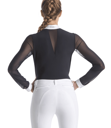 Ego7 Wedstrijdshirt Rita Top Lange mouw Dames Wedstrijdshirts - Maddelin Equestrian Ego7