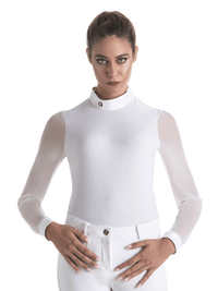 Ego7 Wedstrijdshirt Rita Top Lange mouw Dames Wedstrijdshirts - Maddelin Equestrian Ego7