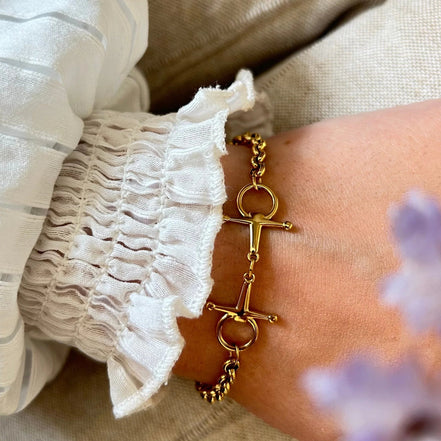 Equestrian Jewelery Armband Cisko IP Gold Geschenken - Maddelin Equestrian Equestrian Jewelery