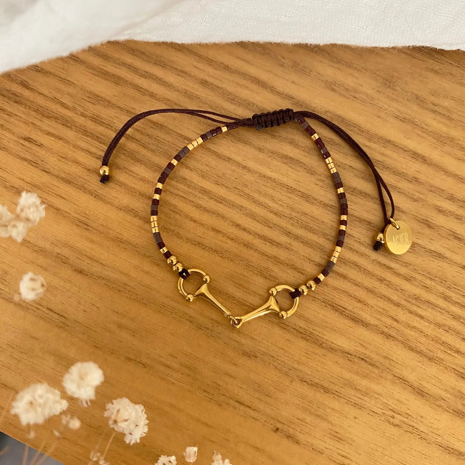 Equestrian Jewelery Armband Sunny IP gold Geschenken - Maddelin Equestrian Equestrian Jewelery