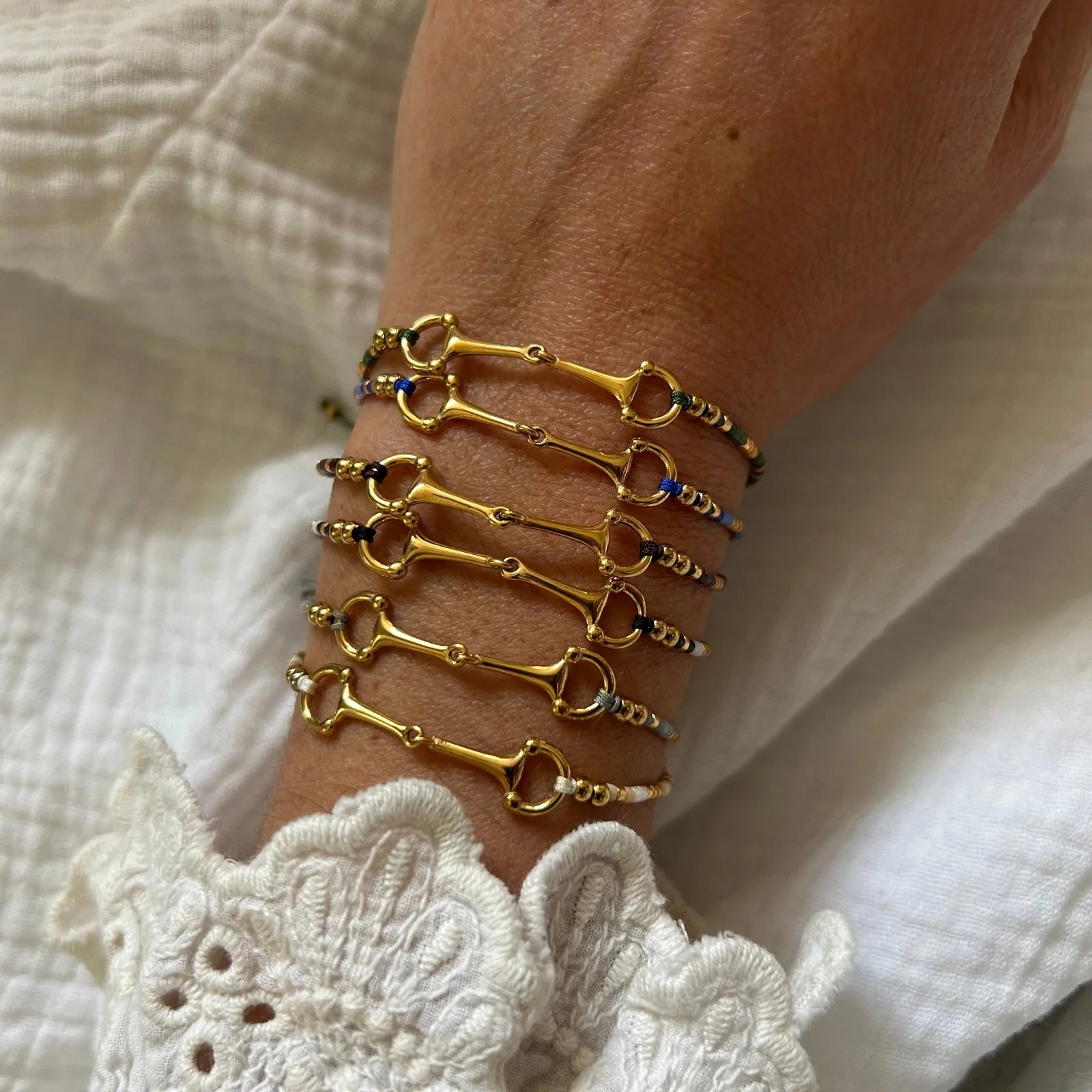 Equestrian Jewelery Armband Sunny IP gold Geschenken - Maddelin Equestrian Equestrian Jewelery