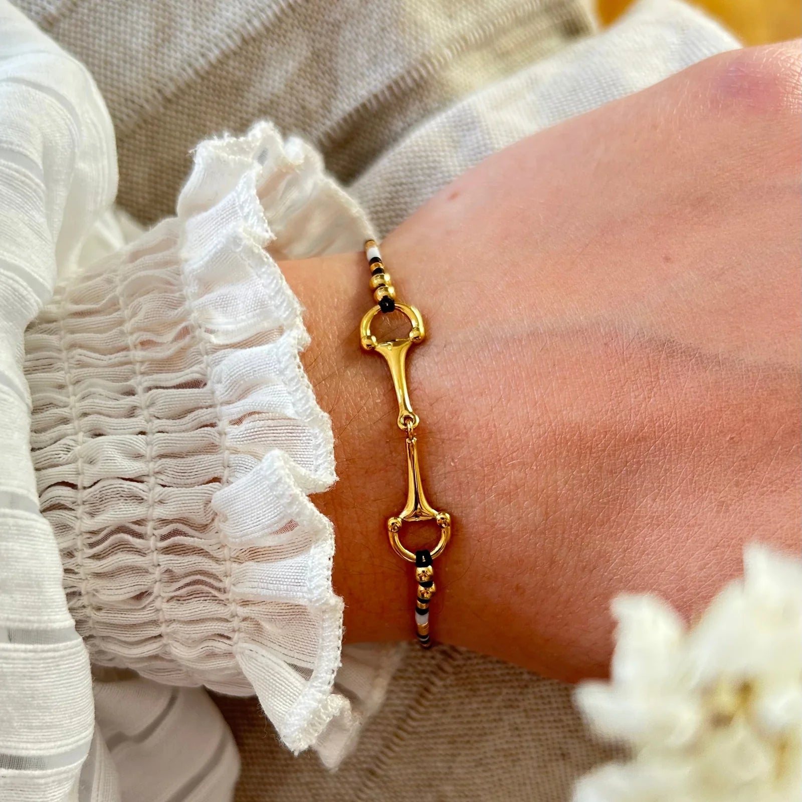Equestrian Jewelery Armband Sunny IP gold Geschenken - Maddelin Equestrian Equestrian Jewelery