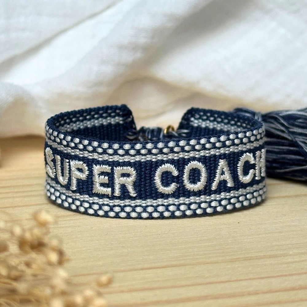 Equestrian Jewelry armband Coach in navy