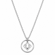 Equestrian Jewelry ketting Nali met grafische opengewerkte hoefijzerhanger, in zilver en goud