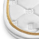 Equestrian Stockholm Zadeldoek Gold White Perfection Zadeldoeken - Maddelin Equestrian Equestrian Stockholm