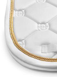 Equestrian Stockholm Zadeldoek Gold White Perfection Zadeldoeken - Maddelin Equestrian Equestrian Stockholm