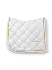 Equestrian Stockholm Zadeldoek Gold White Perfection Zadeldoeken - Maddelin Equestrian Equestrian Stockholm