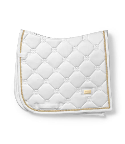 Equestrian Stockholm Zadeldoek Gold White Perfection Zadeldoeken - Maddelin Equestrian Equestrian Stockholm