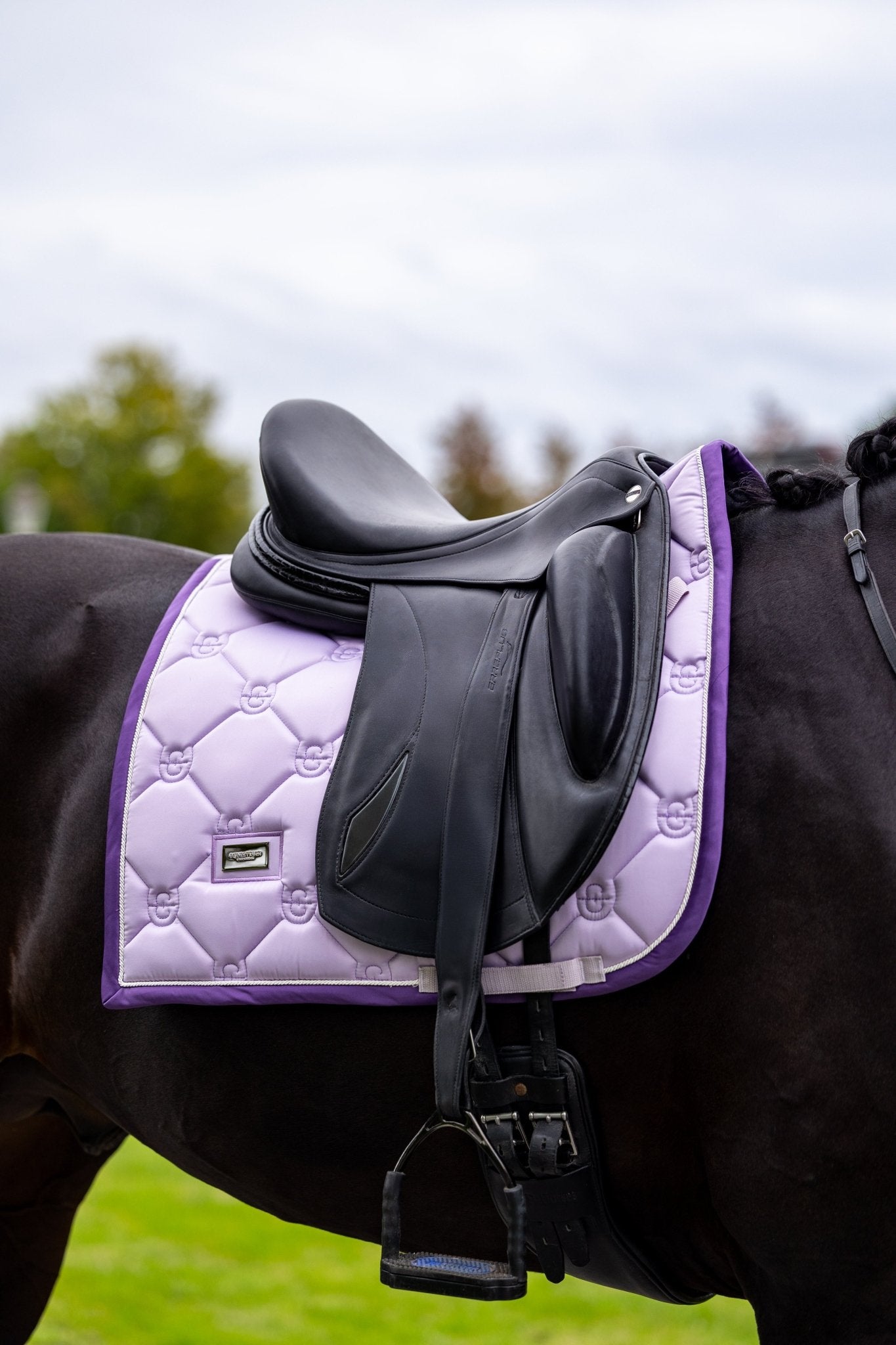 Equestrian Stockholm Zadeldoek Lavender Zadeldoeken - Maddelin Equestrian Equestrian Stockholm