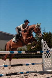 Equestrian Stockholm Zadeldoek Pistachio White Zadeldoeken - Maddelin Equestrian Equestrian Stockholm