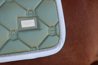 Equestrian Stockholm Zadeldoek Pistachio White Zadeldoeken - Maddelin Equestrian Equestrian Stockholm