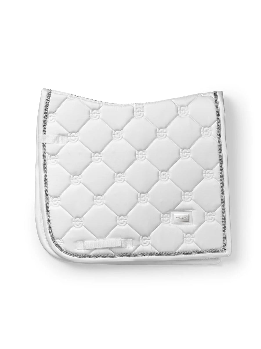 Equestrian Stockholm Zadeldoek Silver White Perfection Zadeldoeken - Maddelin Equestrian Equestrian Stockholm