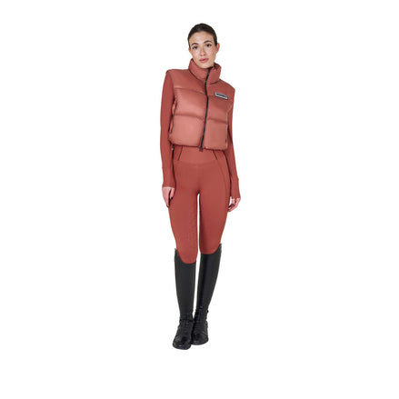 Equestro Cropped Nylon Rip Stop Vest Dames Dames Jassen - Maddelin Equestrian Equestro