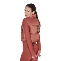 Equestro Cropped Nylon Rip Stop Vest Dames Dames Jassen - Maddelin Equestrian Equestro