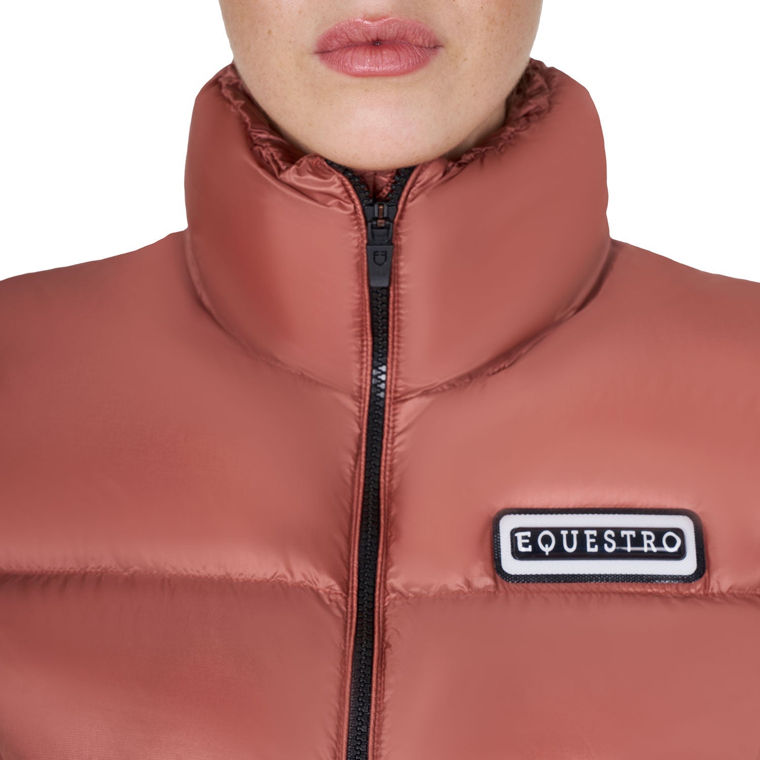 Equestro Cropped Nylon Rip Stop Vest Dames Dames Jassen - Maddelin Equestrian Equestro