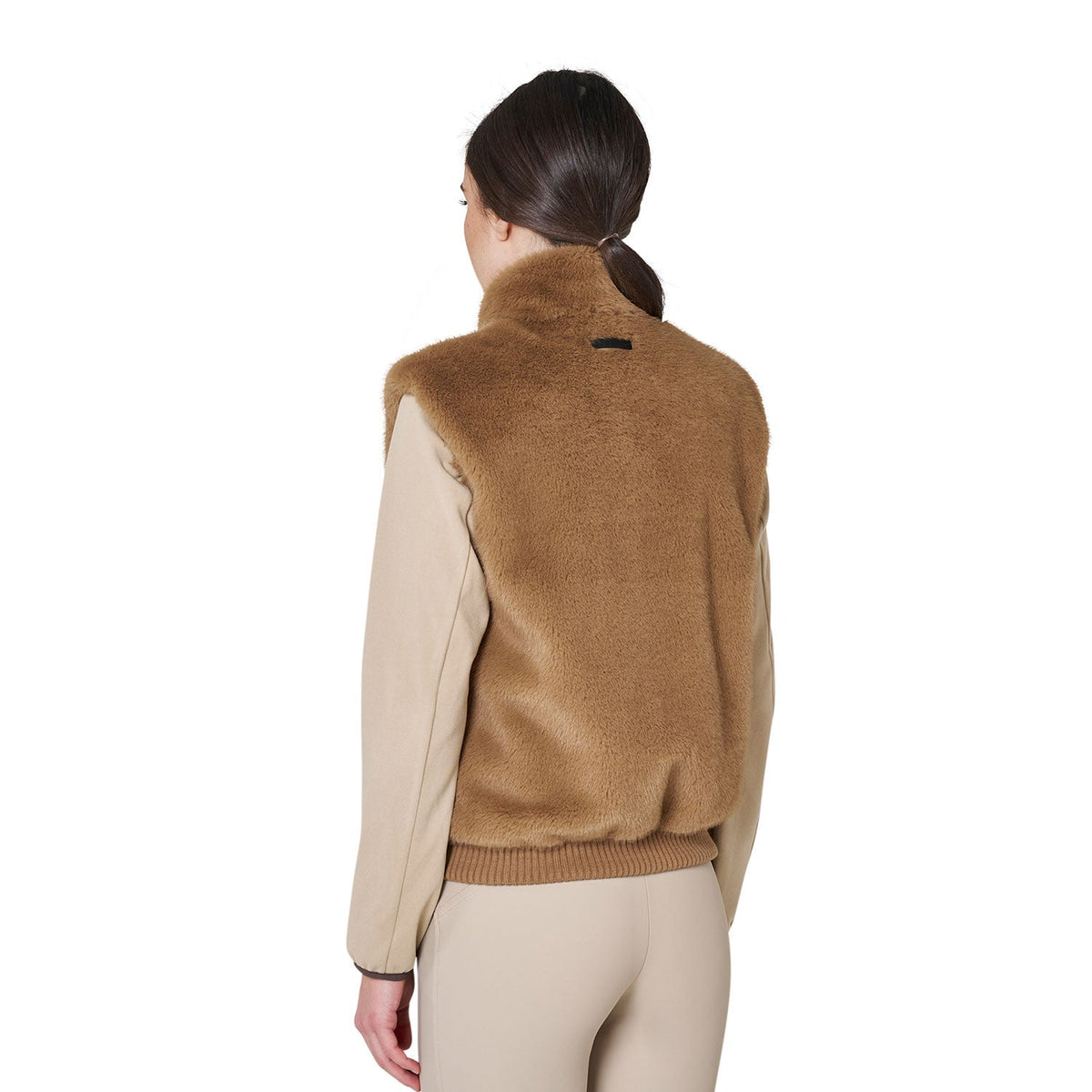 Equestro Dames Bodywarmer van Imitatiebont Dames Jassen - Maddelin Equestrian