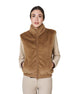 Equestro Dames Bodywarmer van Imitatiebont Dames Jassen - Maddelin Equestrian