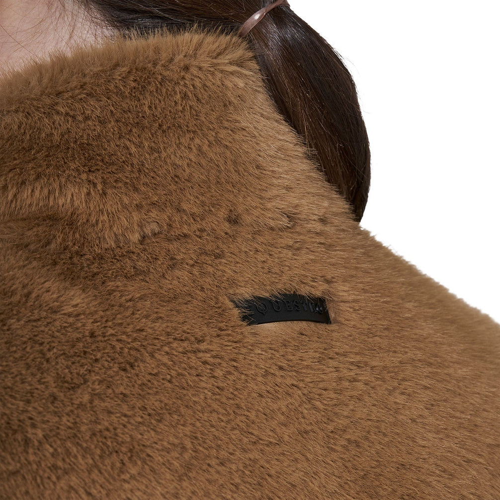 Equestro Dames Bodywarmer van Imitatiebont Dames Jassen - Maddelin Equestrian