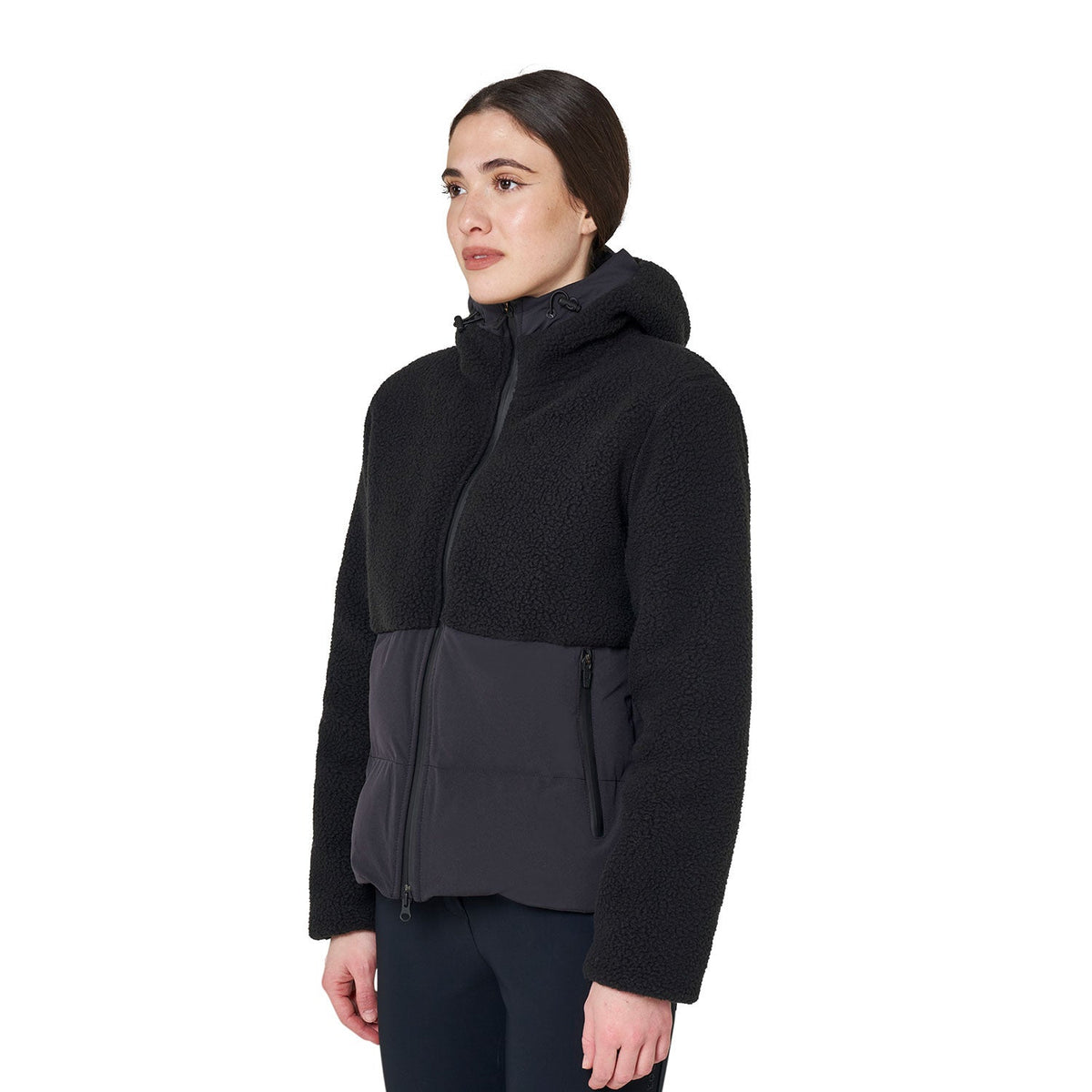 Equestro Dames Donsjas met Teddy Details Dames Jassen - Maddelin Equestrian