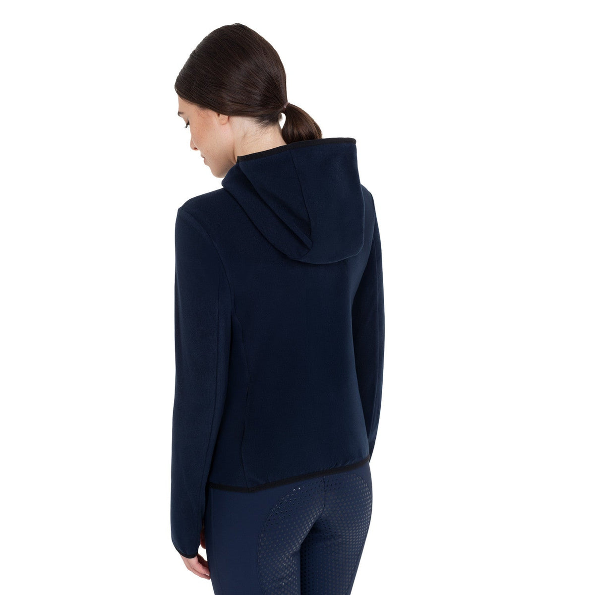 Equestro Dames Fleece Hoodie met Rits Dames Truien & Sweaters - Maddelin Equestrian