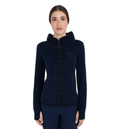 Equestro Dames Fleece Hoodie met Rits Dames Truien & Sweaters - Maddelin Equestrian