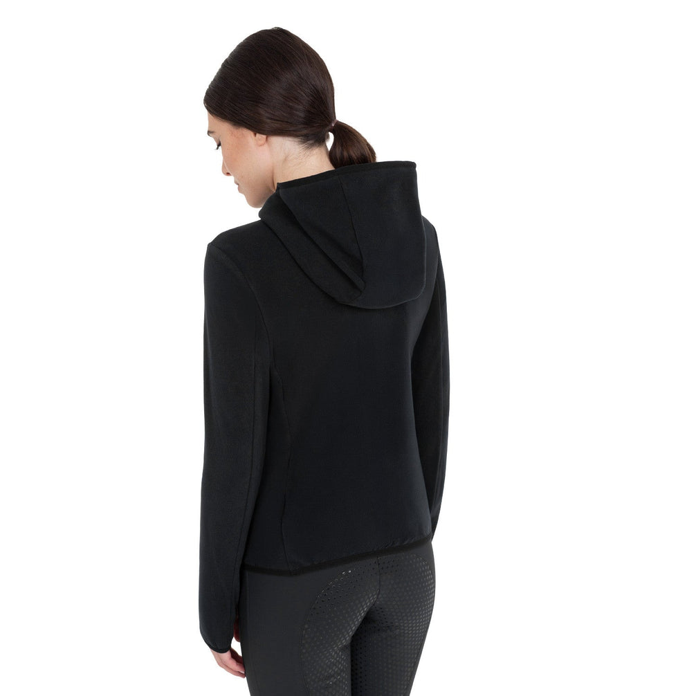 Equestro Dames Fleece Hoodie met Rits Dames Truien & Sweaters - Maddelin Equestrian