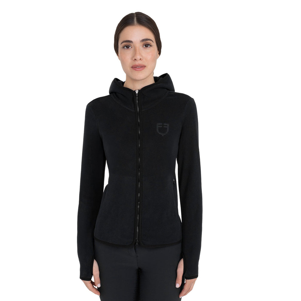 Equestro Dames Fleece Hoodie met Rits Dames Truien & Sweaters - Maddelin Equestrian