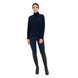 Equestro Dames Fleece Sweater met Hoge Kraag en 3/4 Rits Dames Truien & Sweaters - Maddelin Equestrian