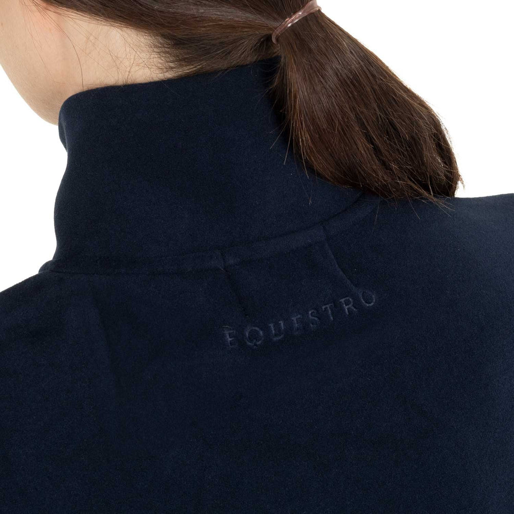 Equestro Dames Fleece Sweater met Hoge Kraag en 3/4 Rits Dames Truien & Sweaters - Maddelin Equestrian