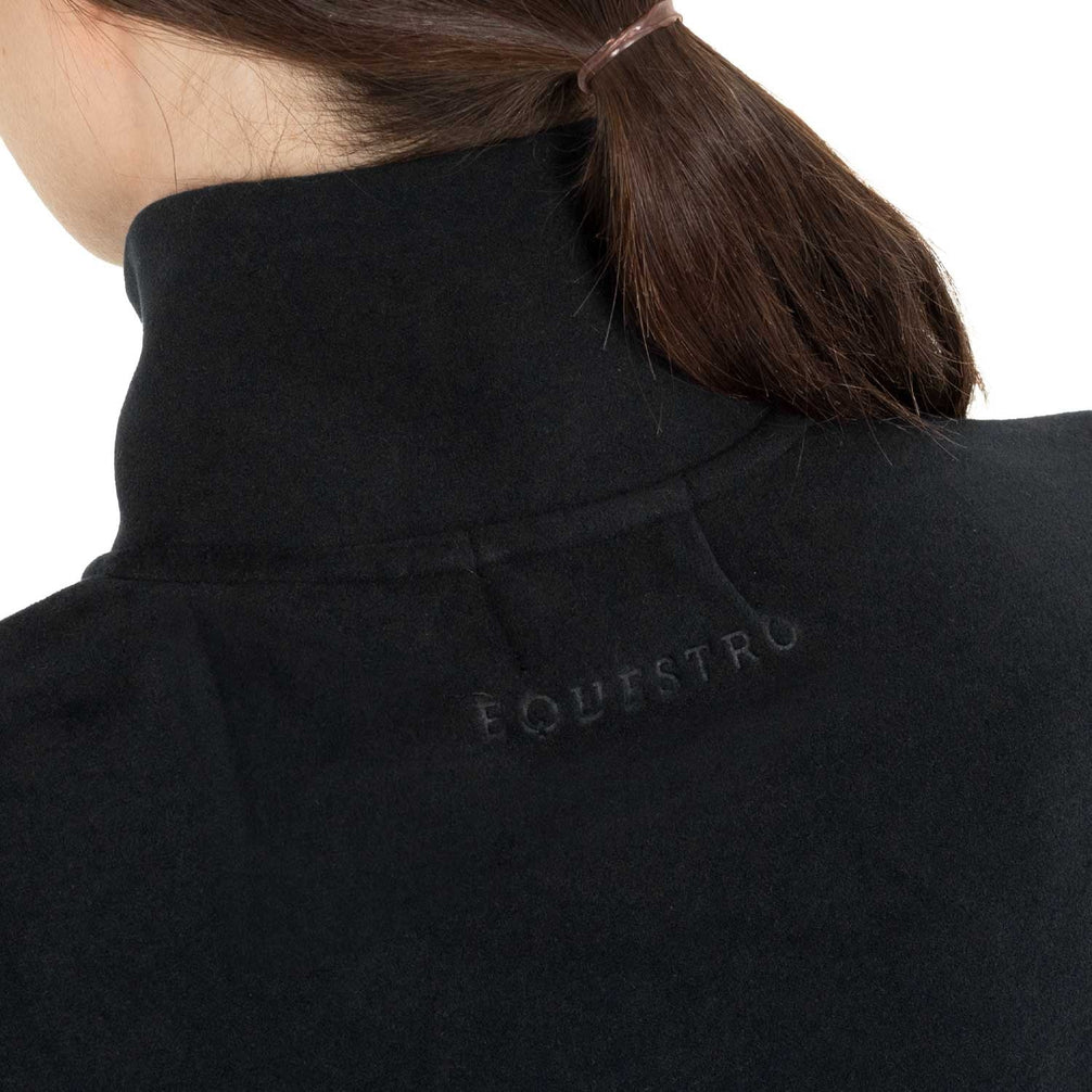 Equestro Dames Fleece Sweater met Hoge Kraag en 3/4 Rits Dames Truien & Sweaters - Maddelin Equestrian