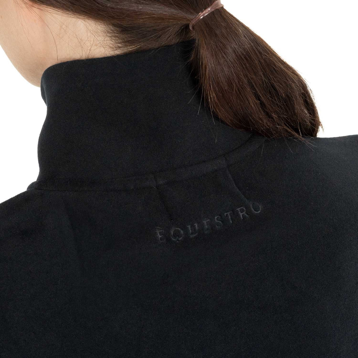 Equestro Dames Fleece Sweater met Hoge Kraag en 3/4 Rits Dames Truien & Sweaters - Maddelin Equestrian
