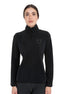 Equestro Dames Fleece Sweater met Hoge Kraag en 3/4 Rits Dames Truien & Sweaters - Maddelin Equestrian